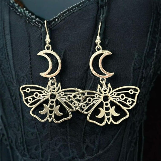 2/$30 Moth Earrings