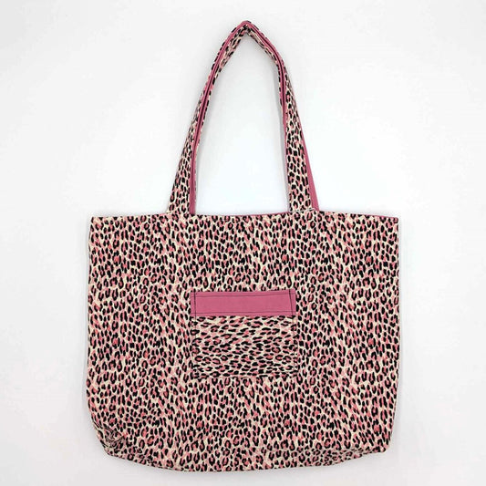 PINK LEOPARD TOTE