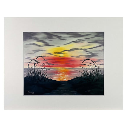 #175-3 Sunrise at the Ocean 11"x14" matte / 8"x10" print