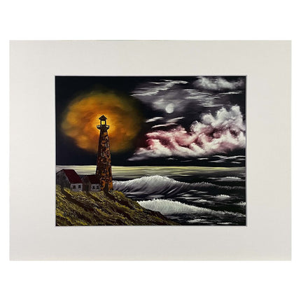 #174-4 Lighthouse matted print