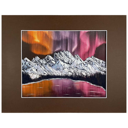 #172-3 Northern Lights matted print
