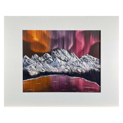 #172-1 Northern Lights matted print