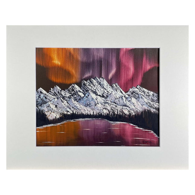 #172-2 Northern Lights matted print
