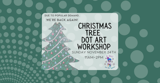 11/24 Christmas Tree Dot Art Class