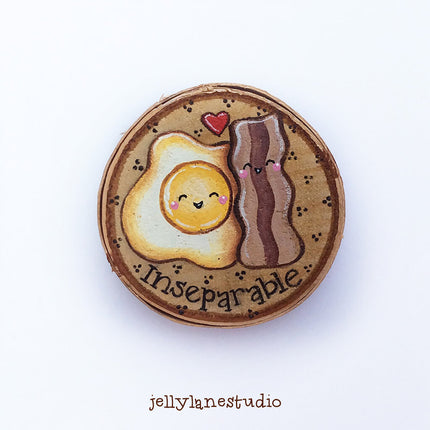 EGGS & BACON shelf sitter