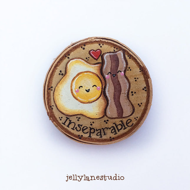 EGGS & BACON shelf sitter