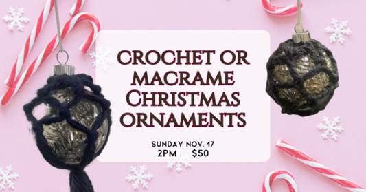 11/17 Crochet Christmas Ornaments