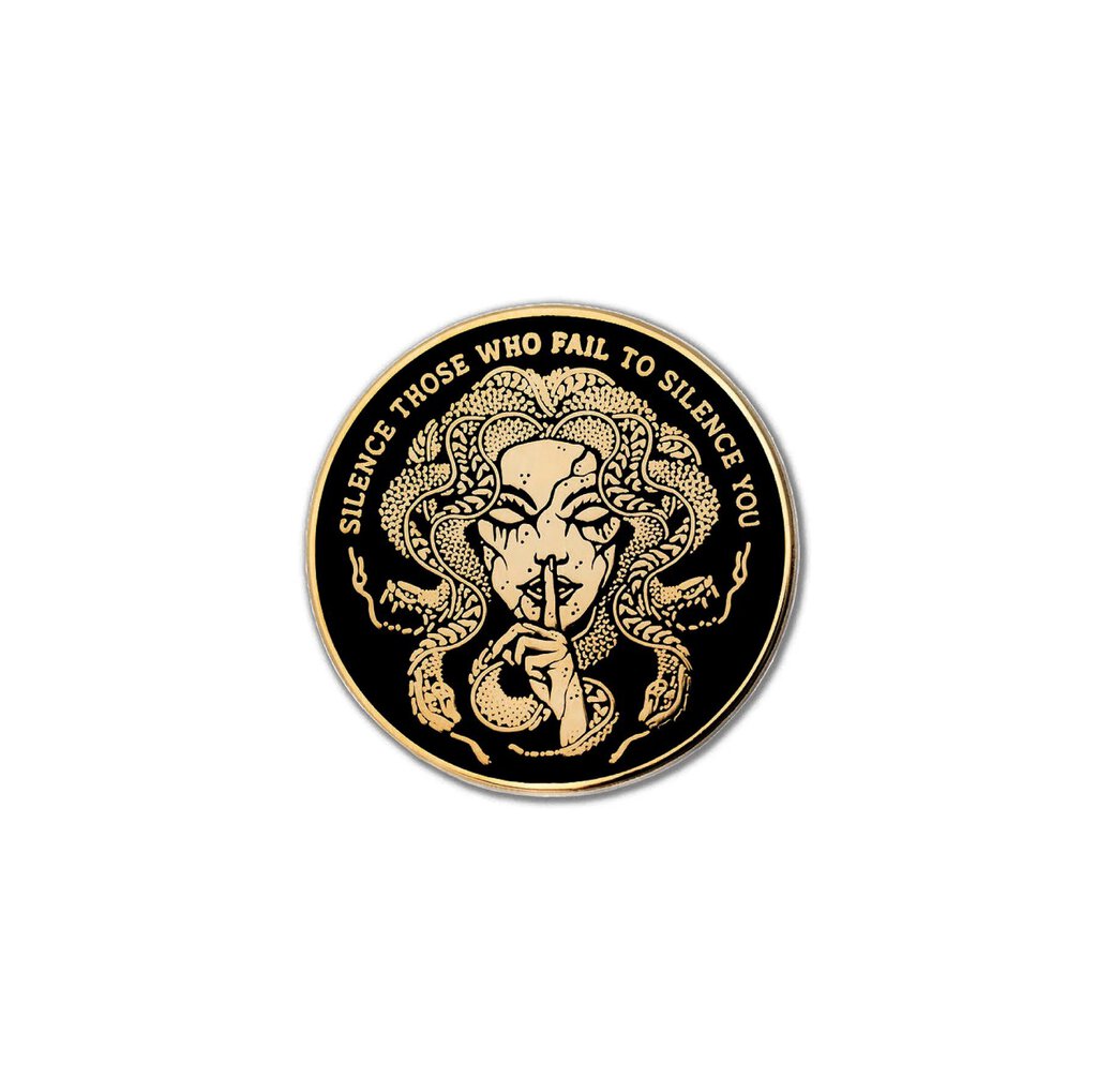 Medusa Enamel Pin