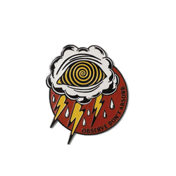 Observe Don't Absorb Enamel Pin - view 1