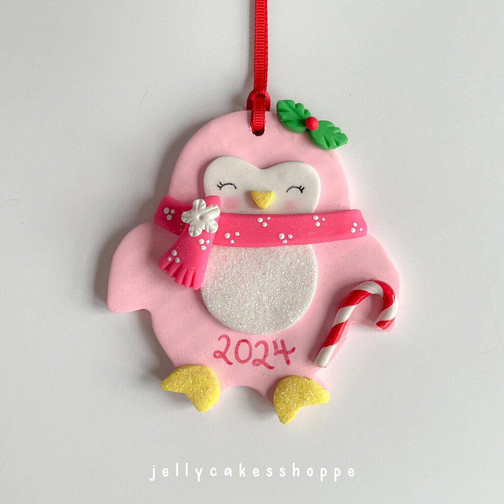 GIRLY PENGUIN ornament