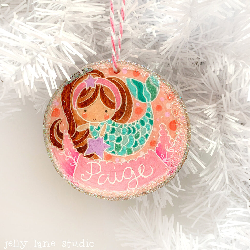 PERSONALIZED MERMAID ornament