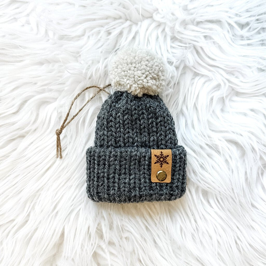 Mini Knit Hat Ornament