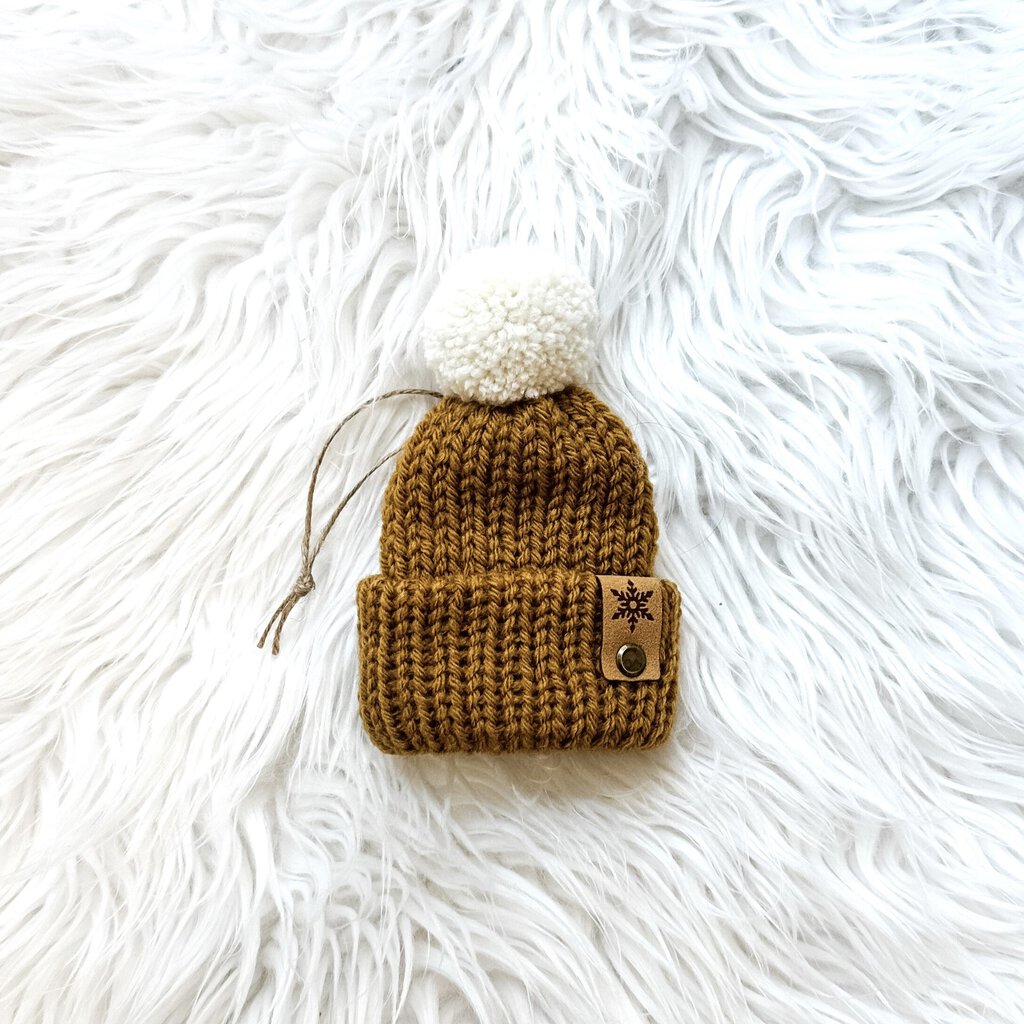 Mini Knit Hat Ornament