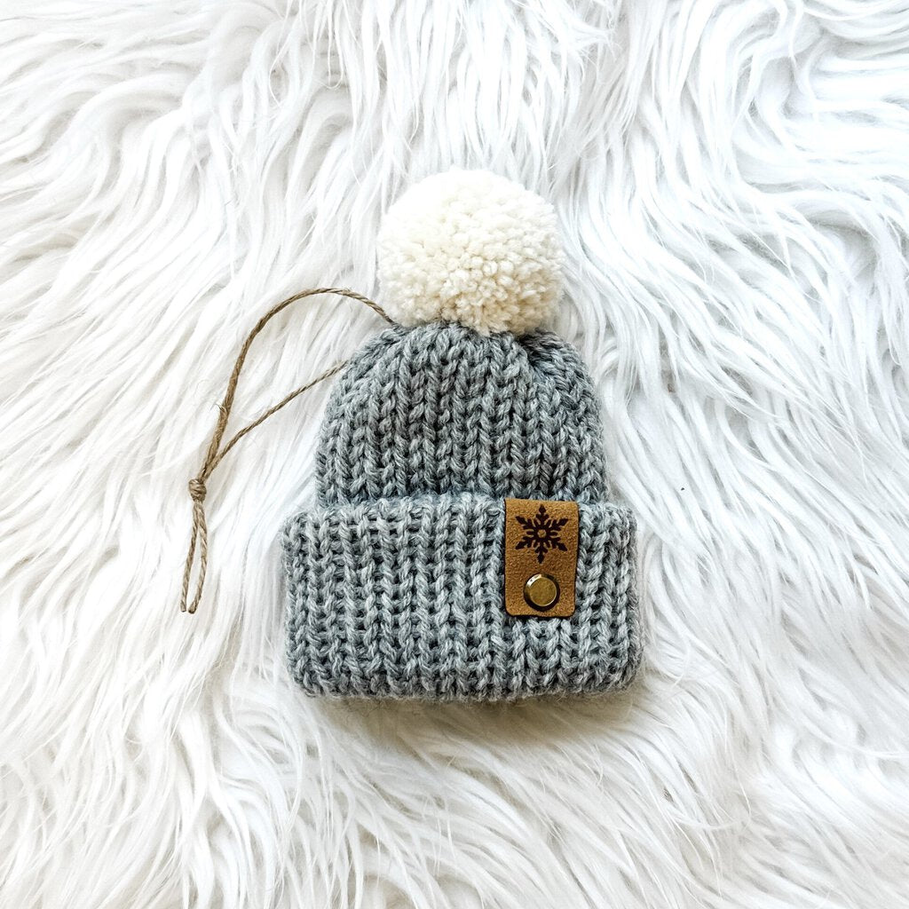 Mini Knit Hat Ornament