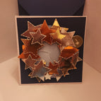 Navy/white/ metalic stars