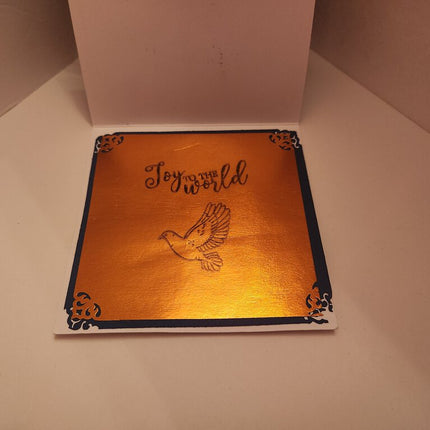 Magic Iris Card / Stars/ Joy to the World