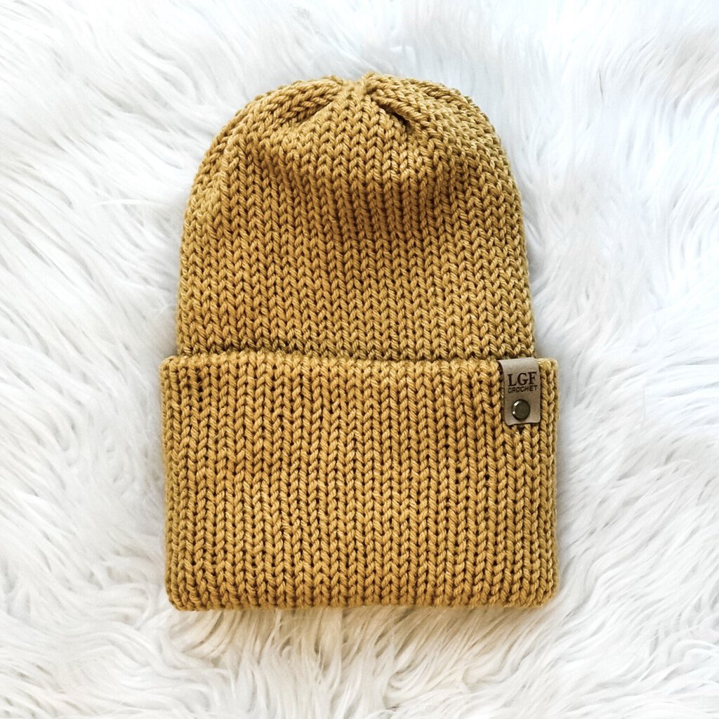 LGF Basic Knit Brim Beanies