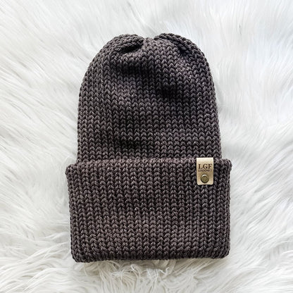 LGF Basic Knit Brim Beanies