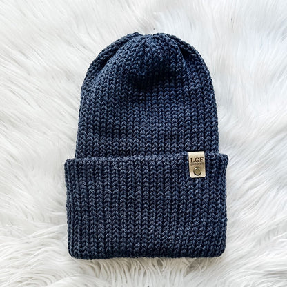 LGF Basic Knit Brim Beanies