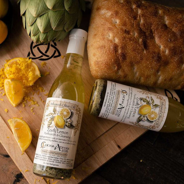Zesty Lemon Infused Olive Oil