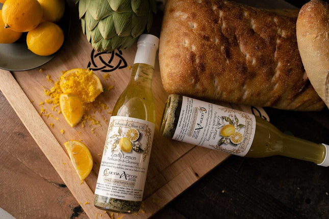 Zesty Lemon Infused Olive Oil