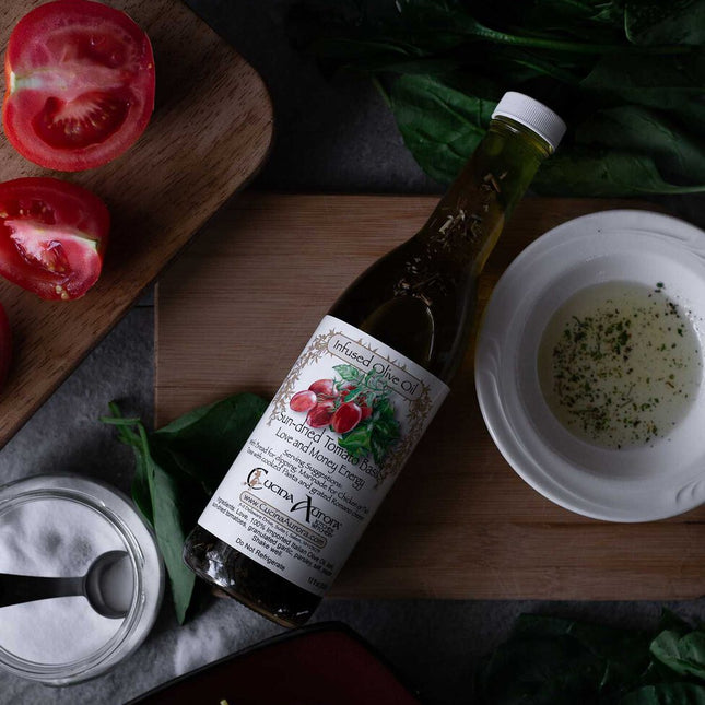 Sun-dried Tomato and Basil Infused Olive Oil