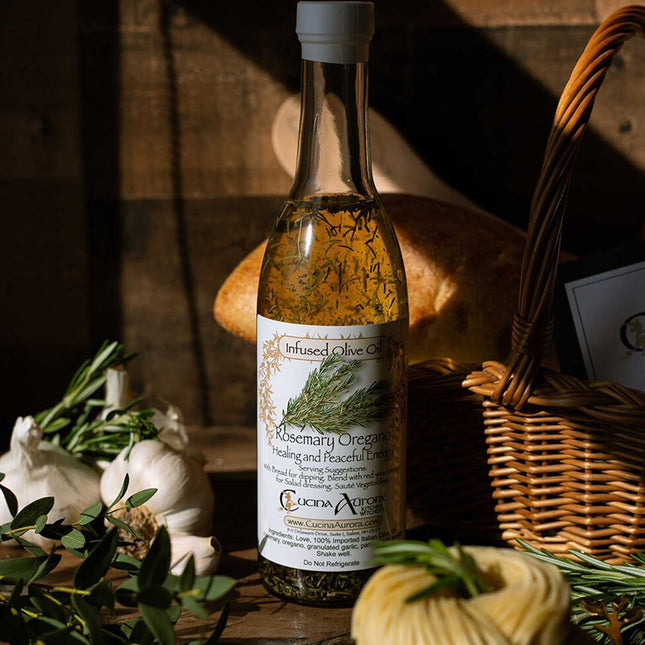 Rosemary and Oregano Infused Olive Oil