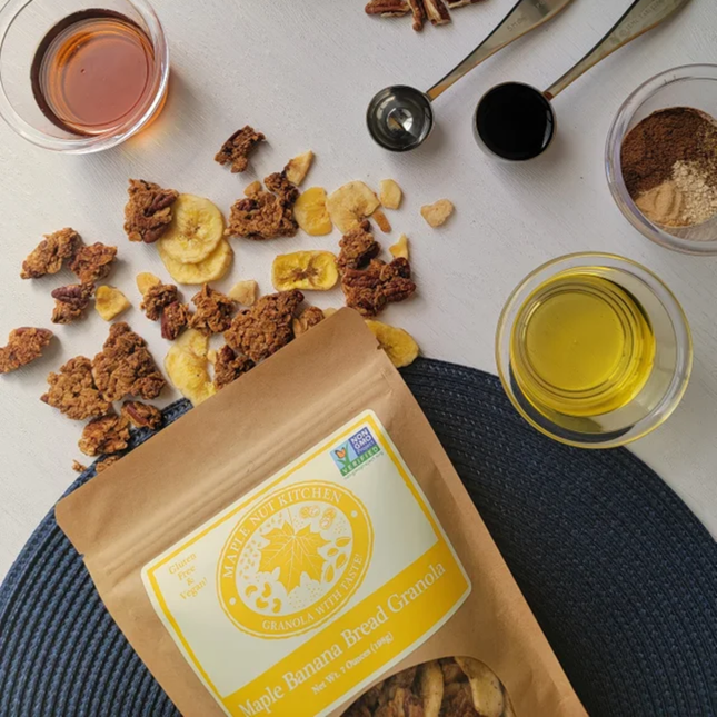 Maple Banana Bread Granola