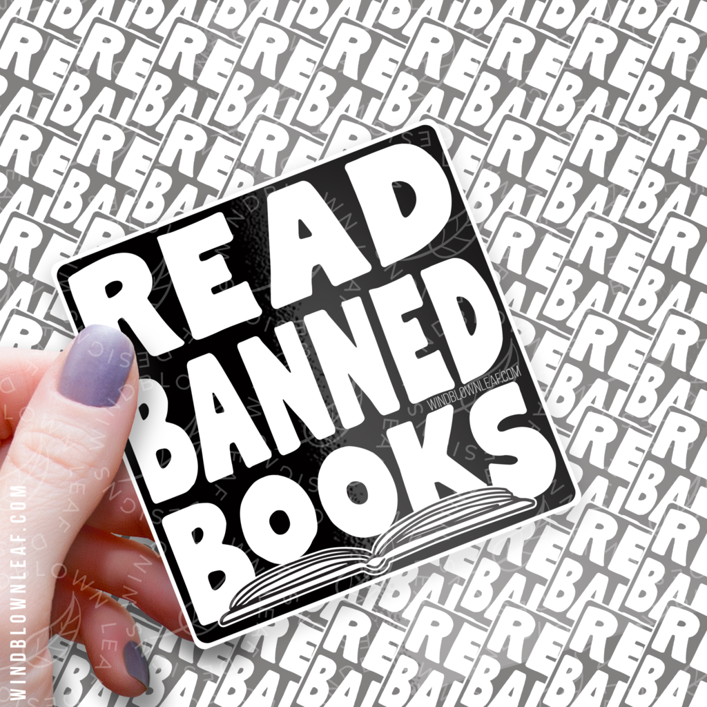 Sticker - Read Banned Books 3/$10