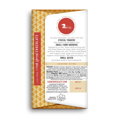 Maple Crunch Milk Chocolate Bar