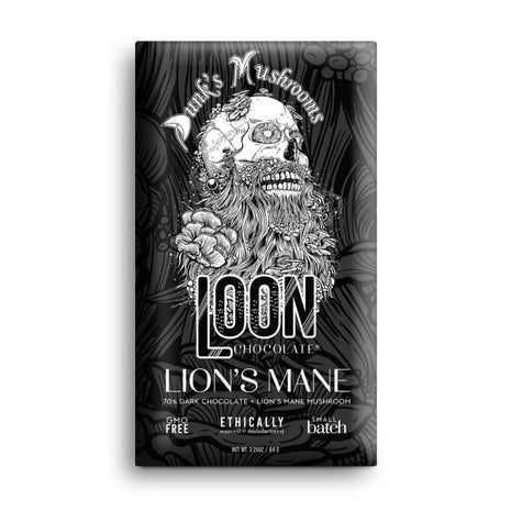 Lion's Mane Mushroom 70% Dark Chocolate Bar