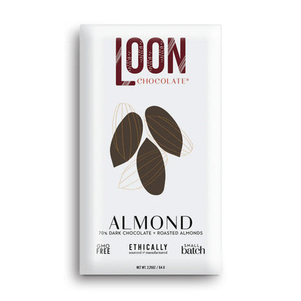 Almond 70% Dark Chocolate Bar