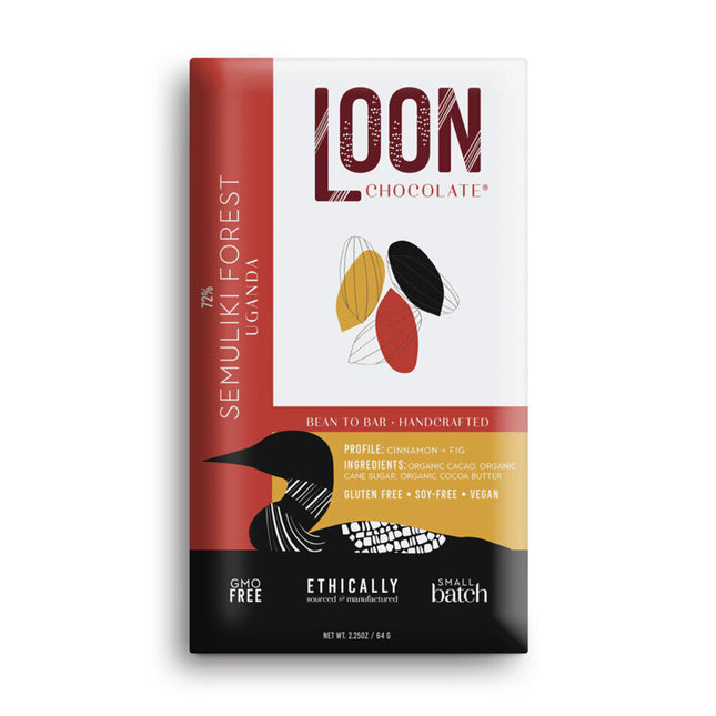 72% Dark Chocolate bar - Semuliki Forest, Uganda