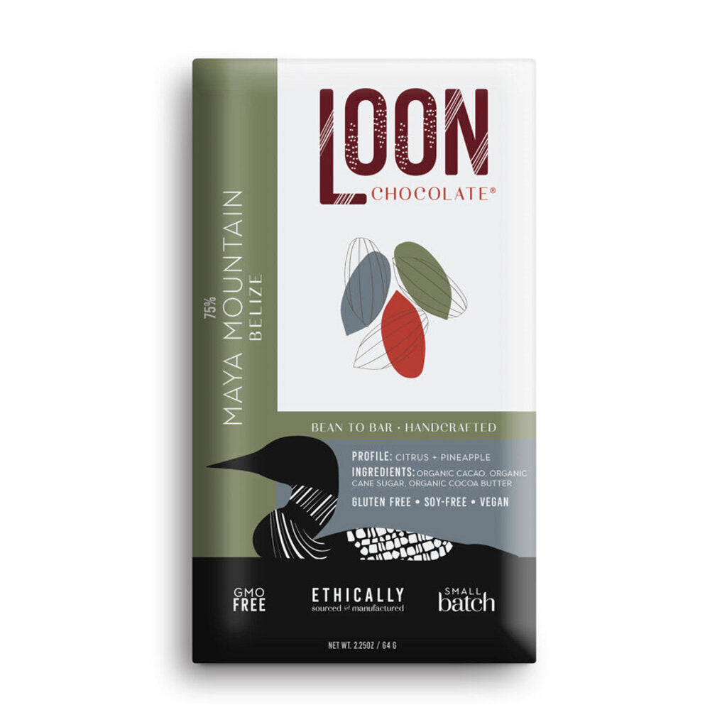 75% Dark Chocolate Bar - Maya Mountain, Belize