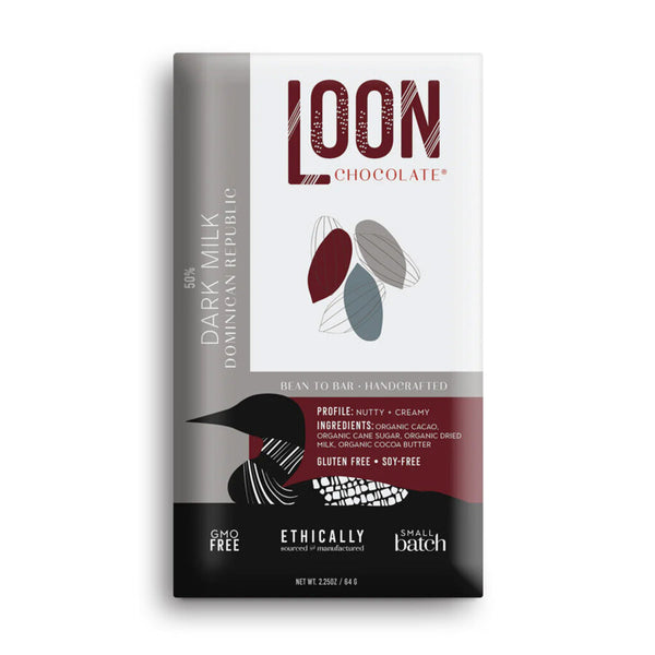 50% Dark Milk Chocolate Bar - Dominican Republic
