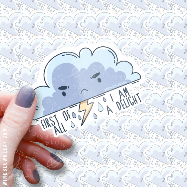 Sticker - I Am A Delight 3/$10