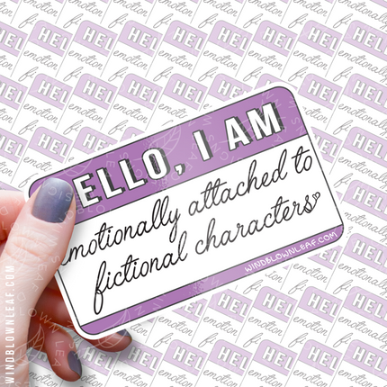Sticker - Emotionally Attached 3/$10