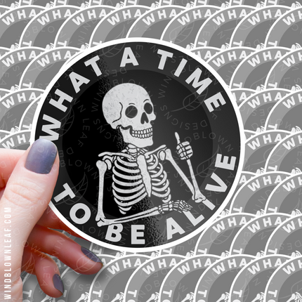 Sticker - What a Time to Be Alive 3/$10