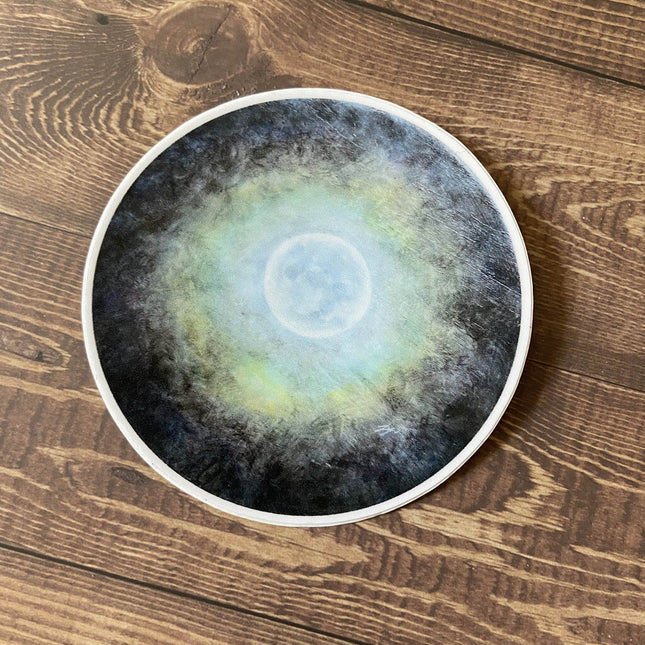 Moon Halo Vinyl Sticker