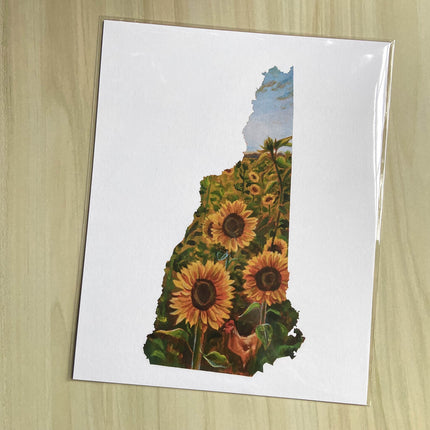 New Hampshire III - Sunflower 8x10 Art Print