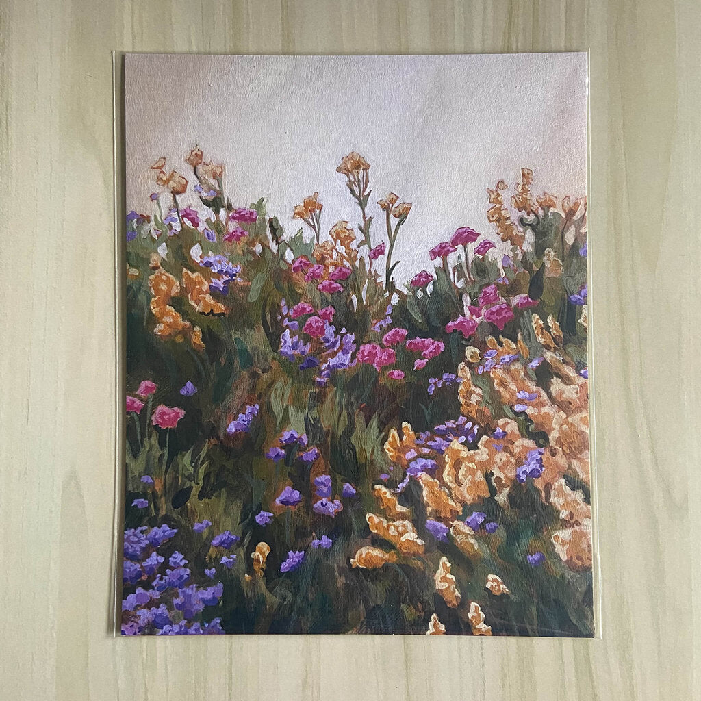 Goldenrod Hill - Wildflowers 8x10 Art Print