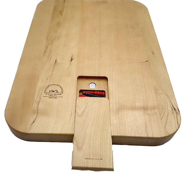 Rectangle Cribbage Board with Eagle Scene