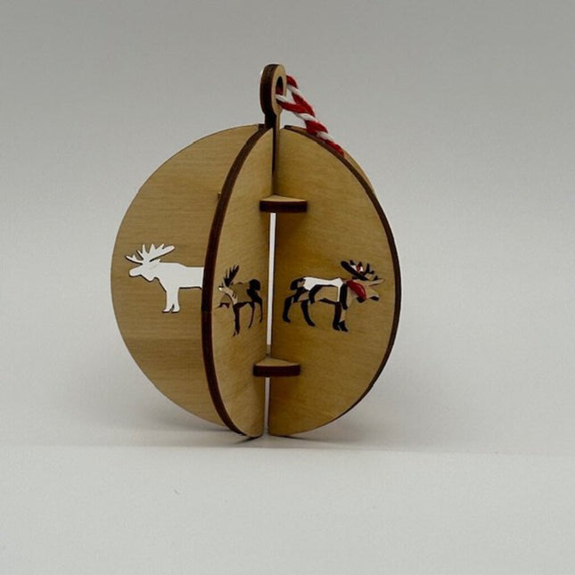 3D Moose Ornament