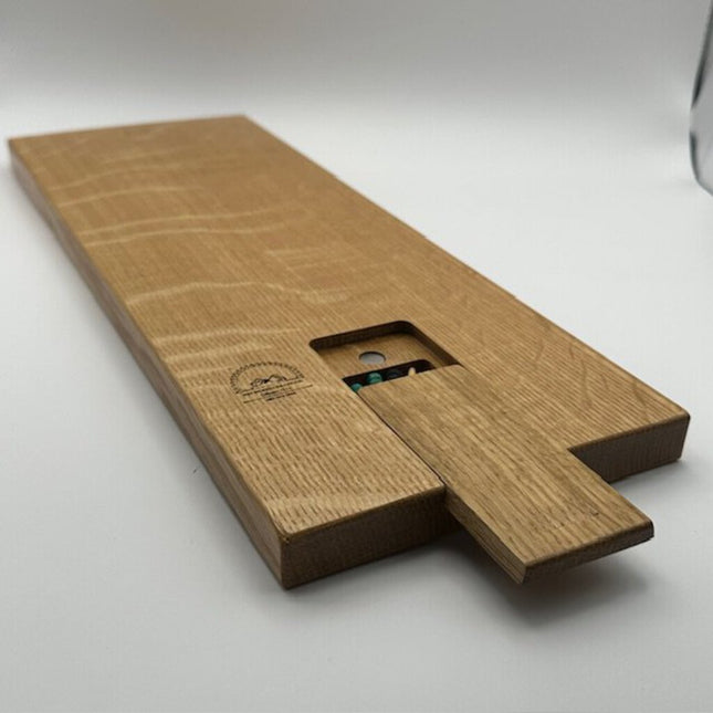 Basic Cribbage Board White Oak