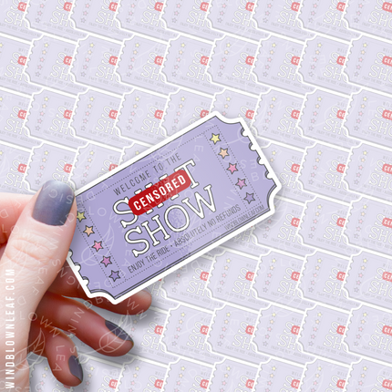 Sticker - Welcome to the Sh*t Show Multicolor 3/$10