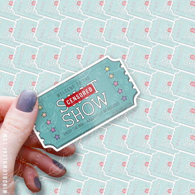 Sticker - Welcome to the Sh*t Show Multicolor 3/$10