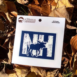 NH MOOSE STICKER - view 2