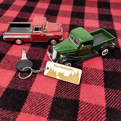 NH MOOSE WOOD KEY CHAIN - view 1