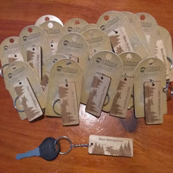 NH MOOSE WOOD KEY CHAIN - view 3