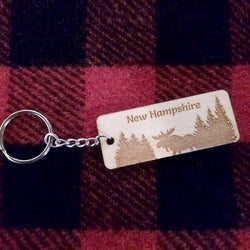 NH MOOSE WOOD KEY CHAIN - view 4